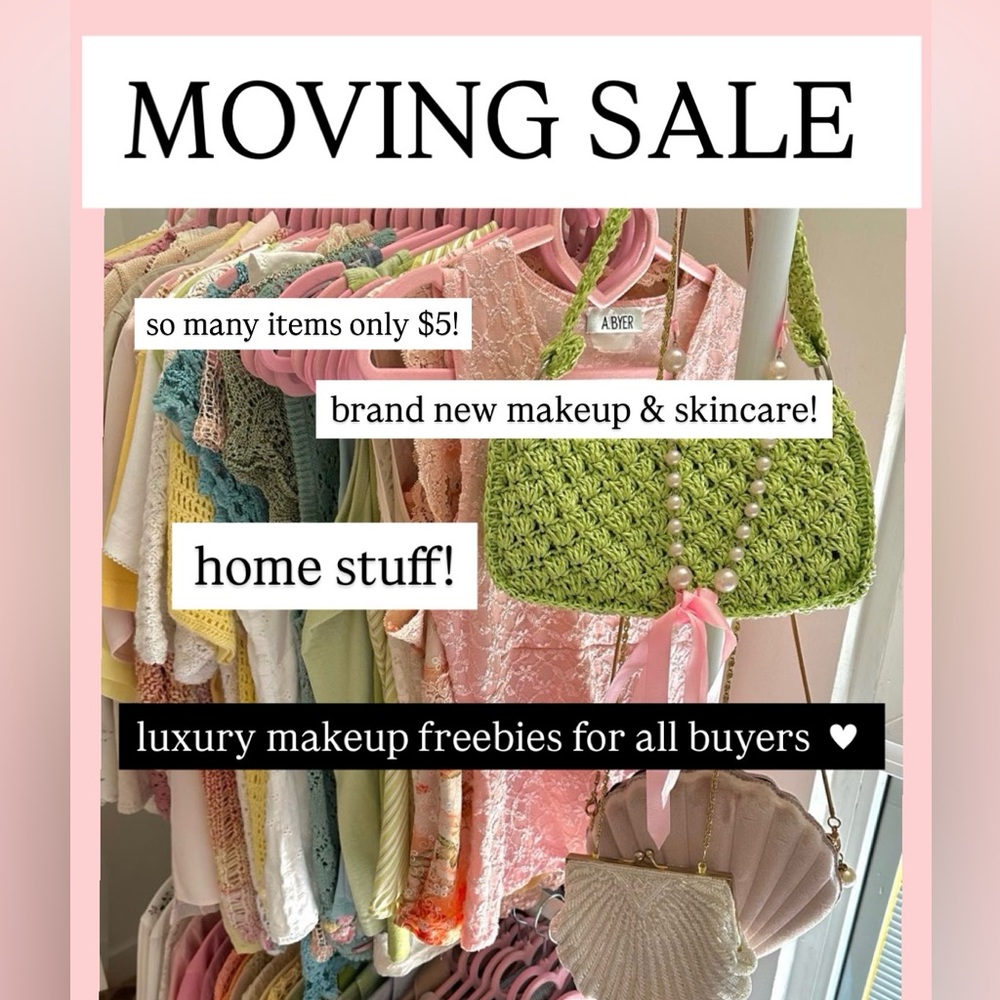 🩷🌸 MOVING SALE POSH SHOW! LIKE ME 🌸🩷